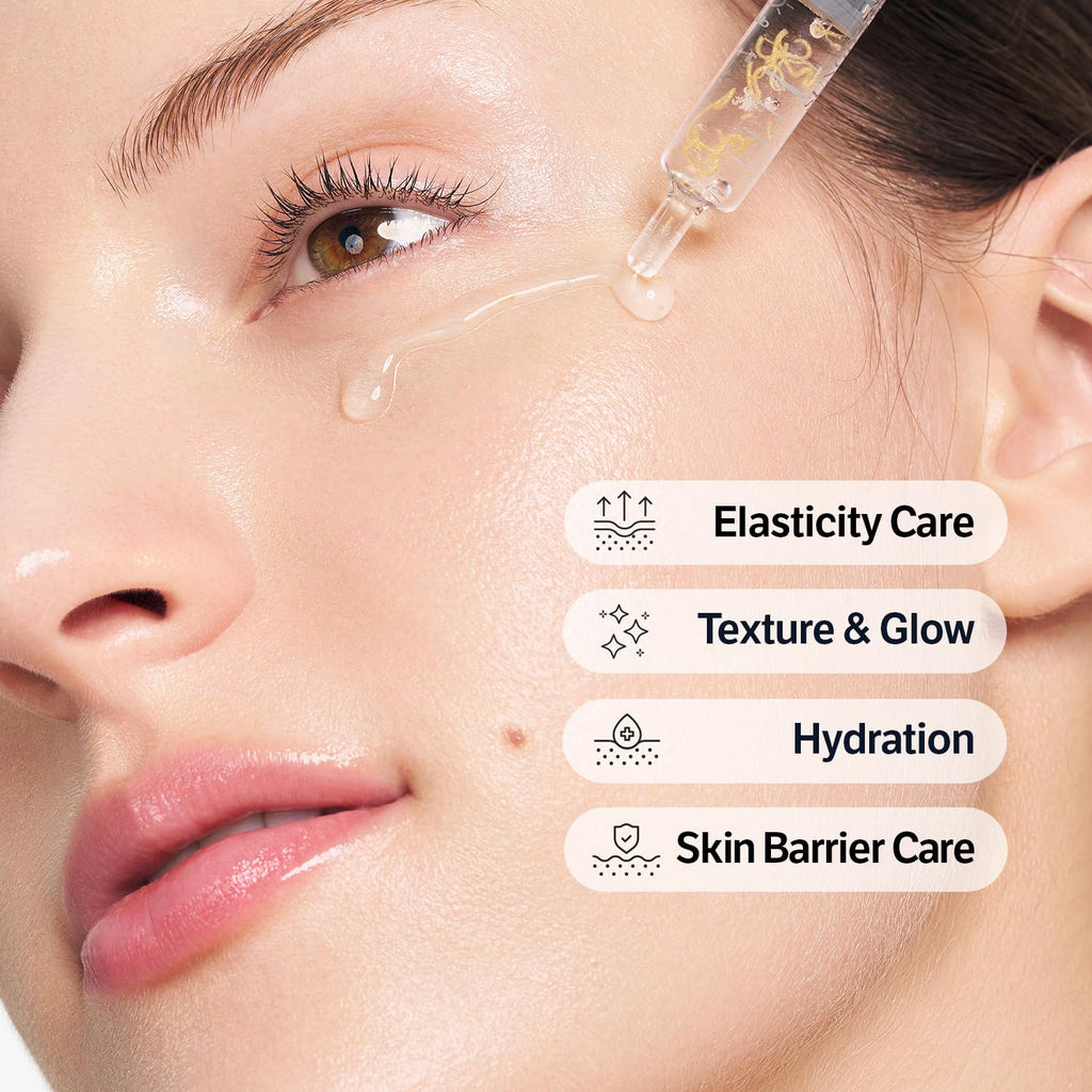 SUNGBOON EDITOR Intensive Collagen Care Trio | Deep Collagen Silk Peptide Ampoule & Deep Collagen Serum & Retinol Capsule Cream l For Fine Lines, skin elasticity care, Dry Skin | Gifts for Women
