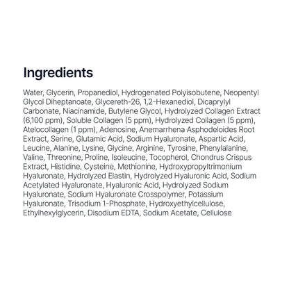 SUNGBOON EDITOR Deep Collagen Serum | 5% Volufiline + 58% Low Molecular Collagen + 2% Niacinamide | Hydrating & Smoothing Face Serum | Korean Skincare, 1.01 fl oz | Gifts for Women