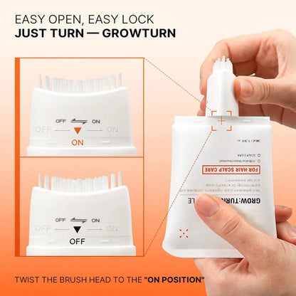 100ml Scalp Revitalizing Serum With Massage Brush Anti Hair Loss Regrowth Essence Oil Control Non-Greasy Hair Care Liquid